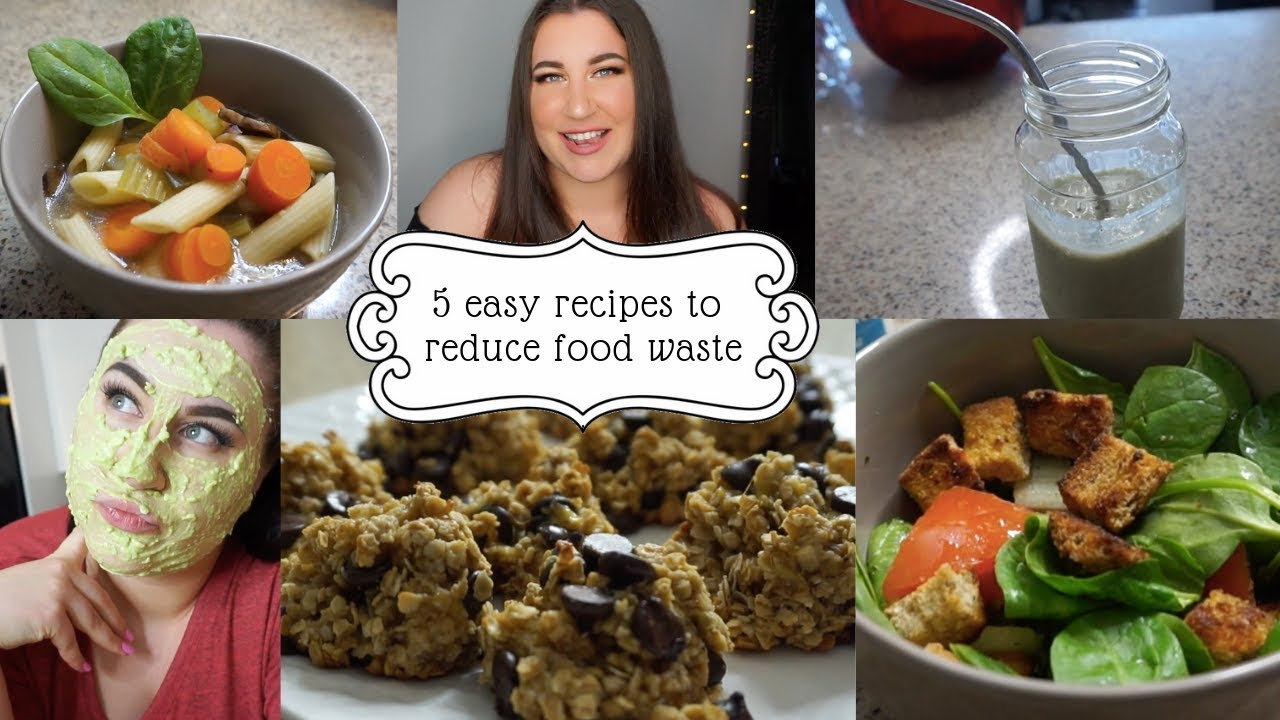 5 EASY *HEALTHY* RECIPES TO REDUCE FOOD WASTE – #KatesKitchen 5 EASY *HEALTHY* RECIPES TO REDUCE FOOD WASTE - #KatesKitchen