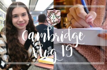CAMBRIDGE VLOG 19 | LOTS OF WORK & SOME HEALTHY FOOD