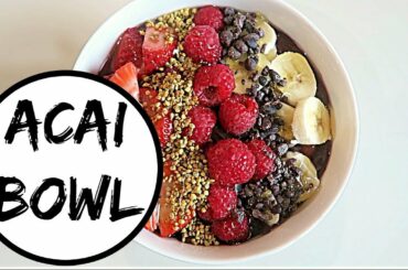 HOW TO MAKE THE PERFECT ACAI BOWL | EASY + HEALTHY BREAKFAST IDEAS | HUBBY & KID - APPROVED! 👶🏽👶🏾