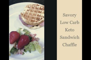 OC KETO - Savory Low Carb Keto Sandwich Chaffle