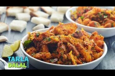 Bread Upma/ Recipe Using Leftover Bread/ Quick and Easy Breakfast or Snack recipe by Tarla Dalal