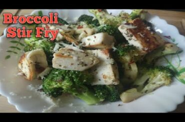 Broccoli Stir fry/ low oil Broccoli Paneer Stir Fry|Healthy Broccoli salad