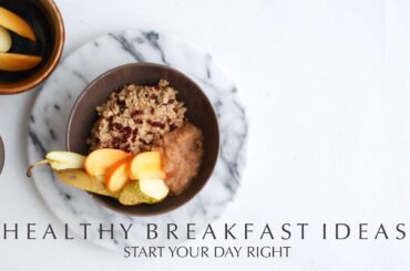 3 Healthy Breakfast Ideas -  die Frühstücks-Bowl