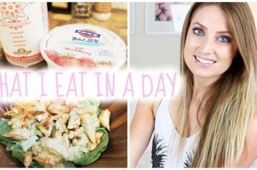 What I Eat in a Day #7 (Healthy Snack + Meal Ideas) | vlogwithkendra
