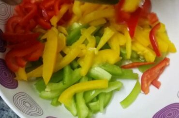 Bell pepper salad - Capsicum Salad Recipe - Veg Salad Recipes - Salads Recipes