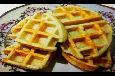 Belgian Waffles with Banana Bread - Weight Watchers Recipe!