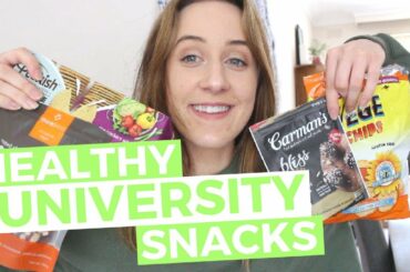 HEALTHY LUNCHBOX SNACK IDEAS FOR UNIVERSITY | What I Eat In A Day