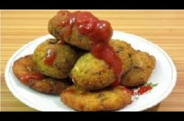 Easy Bread Potato Cutlet - Indian Snacks Recipe - Kolkata Bengali Style - Indian Homemade Food