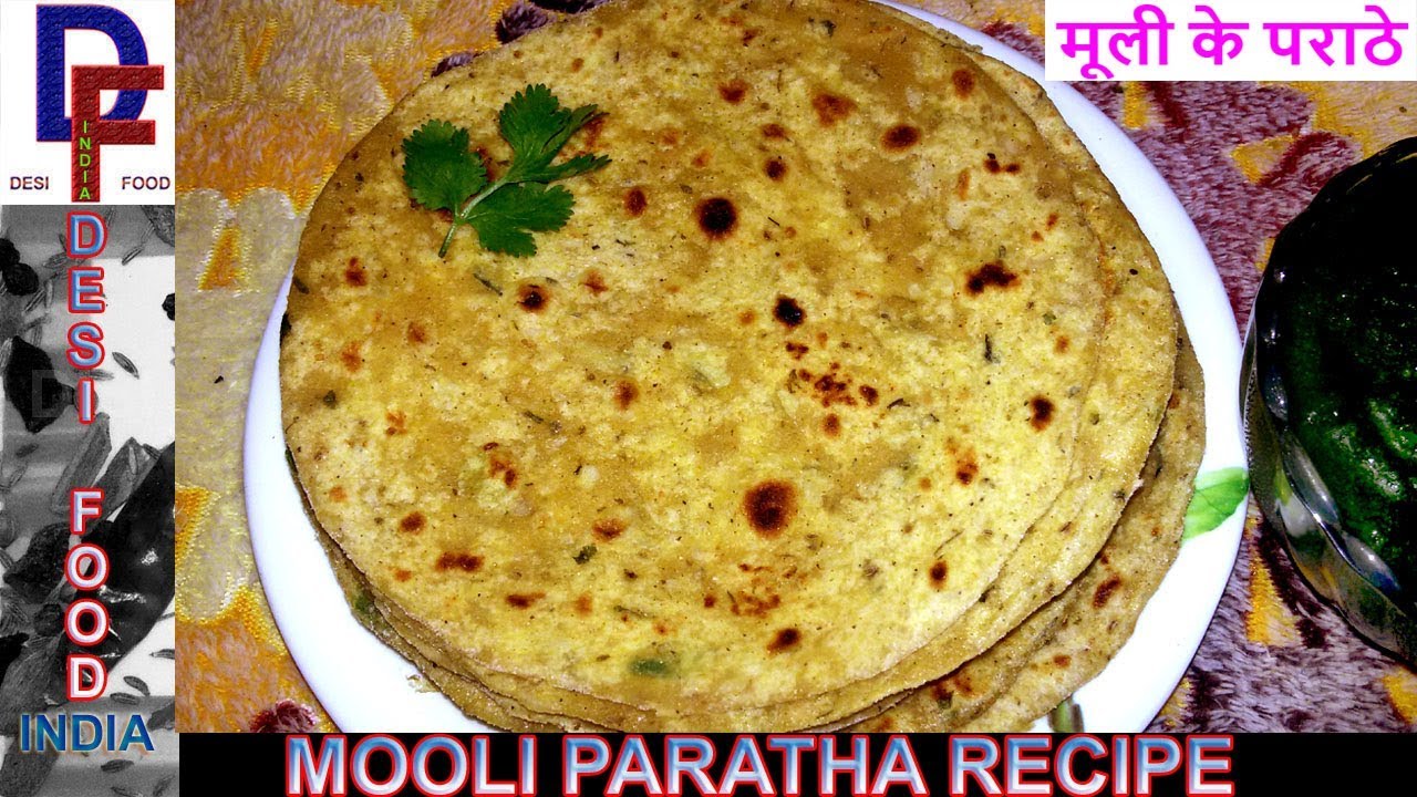 Mooli Paratha Recipe / Mooli ke Parathe / Easy Breakfast Recipe / Mooli Paratha without Stuffing Mooli Paratha Recipe / Mooli ke Parathe / Easy Breakfast Recipe / Mooli Paratha without Stuffing