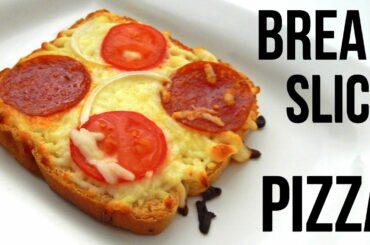 How to make Bread Slice Pizza at home - Inspire To Cook