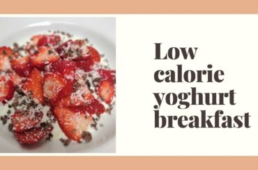 Low calorie yoghurt breakfast Fast 800