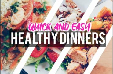 QUICK AND EASY HEALTHY DINNER IDEAS! | FionaBrianne