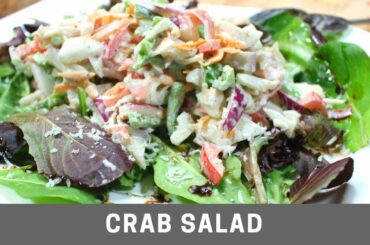 Crab Salad Quick and Easy Homemade Recipe