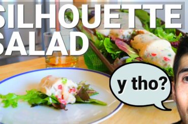 Silhouette Salad - Low Calorie Chicken Salad from the 1950's