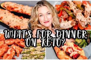 WHAT'S FOR DINNER ON KETO? | WHAT TO EAT KETO DIET | EASY KETO MEALS | Suz and The Crew