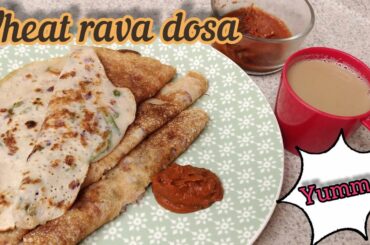 Wheat rava dosa/ Herbs Storage tips #healthybreakfast