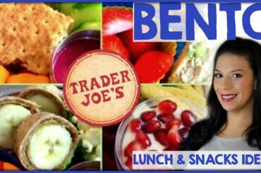 HEALTHY BENTO BOX SCHOOL LUNCH & SNACK IDEAS + TRADER JOE'S HAUL || Lifeasatwinmom