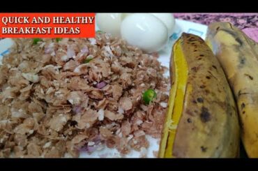 QUICK AND HEALTHY BREAKFAST | STAY ALONES | PHOVA KARAMBI | POHA SPICY DISH | AVAL | POOLIYA MANGA