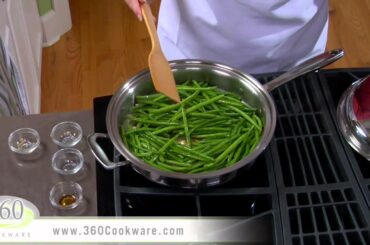 Green Beans with Ginger & Soy | Healthy Recipes with 360 Stainless Steel Cookware