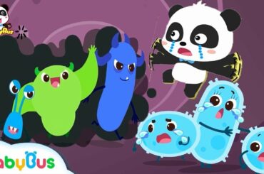 Big Germs are Making a Mess in Baby Panda's Body | Good Habits Song | Kids Safety Tips | BabyBus