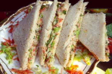 Veg Mayo Sandwich Recipe| Healthy Veg Mayo Sandwich | मेयोनीज वेज सैंडविच | Mayonnaise Veg Sandwich