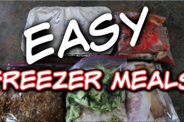 FIVE EASY FREEZER MEALS | Feeding a Family of 6 on $200 a Month
