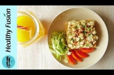 Quick Egg Salad Sandwich Recipe By Healthy Food Fusion | HD 2019