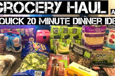 WEEKLY GROCERY HAUL | QUICK 20 MIN DINNER IDEA | HOW I ORGANIZE OUR DINNER MEALS FOR THE WEEK