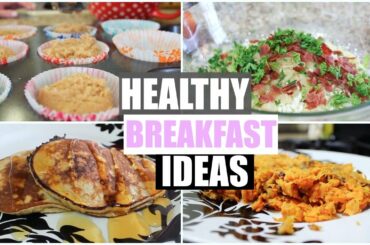 Healthy + Paleo Breakfast Ideas! (Riced Cauliflower Hash, Sweet Potato Hash & Paleo Pancakes!)