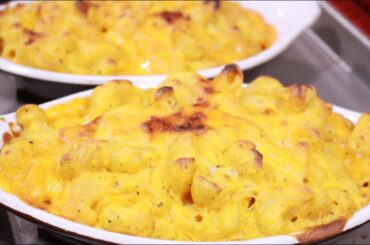 HEALTHY LOW CALORIE LOW FAT BAKED MAC AND CHEESE