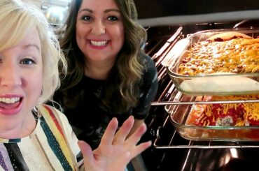 5 INGREDIENT RECIPES for EASY DINNERS to MAKE at HOME with TWO Large Family Moms (18 kids 😅TOTAL!)