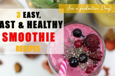 fast easy healthy smoothie recipes / smoothie recipe/ wellness / Nikki Cole motivates