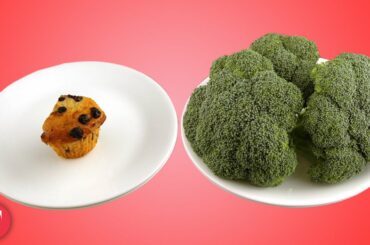 This Is What 200 Calories Look Like: Junk vs. Healthy Food