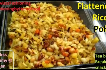 Healthy Poha/Flattened Rice recipe|Quick and easy|Best and tasty|Flawless Fashioning