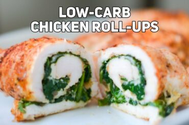 Low-Carb Chicken Roll-Ups For Weight Loss | Healthy Chicken Cordon Bleu