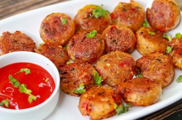 Potato Ball Pakora | Fried Potato Ball | Easy Breakfast Snacks Recipes | Aloo Pakoda | Toasted
