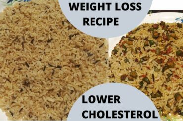 Brown rice Recipe/ Ladiesfinger rice /Healthy toddlers Lunch box/Wild rice /Weight loss/antioxidant