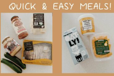 5 MIN HEALTHY meal ideas for moms & babies // Trader Joes Haul