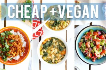 3 VEGAN LUNCH IDEAS UNDER $1.50 | Collab w/Mind Over Munch