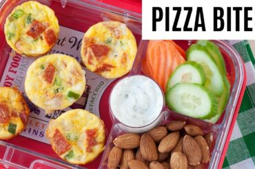 Pizza Mini Quiches | Pizza Bites | Healthy School Lunch Idea