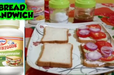 Bread Sandwich, Easy, Tasty and Healthy Tiffin/Lunch/ Bread Recipe
