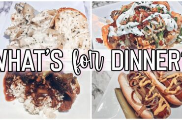 WHAT'S FOR DINNER | QUICK MEALS FOR BUSY MOMS | EASY WEEKNIGHT MEALS