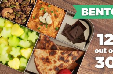 Bento Box Healthy Lunch 12/30 (Vegan) - Mind Over Munch