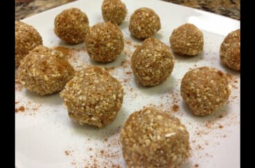 Cinnamon Maple Protein Balls Recipe - HASfit Healthy Protein Snacks - Gluten Free Vegan