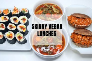 VEGAN, KETO Meal Prep | 3 "Skinny" low calorie Lunches