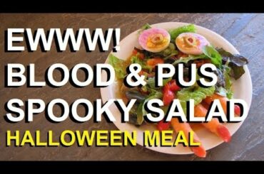Spooky Halloween Salad (Disgustingly Healthy Recipe)
