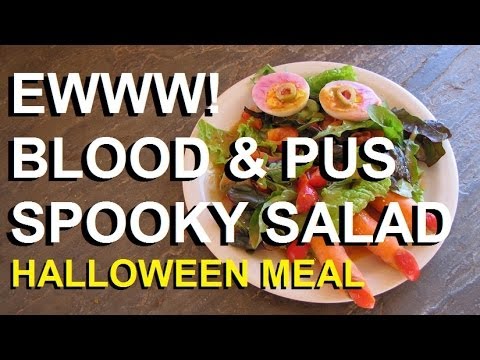 Spooky Halloween Salad (Disgustingly Healthy Recipe) Spooky Halloween Salad (Disgustingly Healthy Recipe)