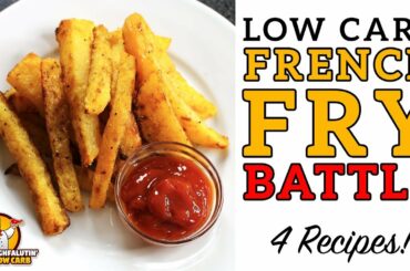 Low Carb FRENCH FRY Battle! - The BEST Keto French Fries Recipe - Jicama v Rutabaga v Turnip v Zukes