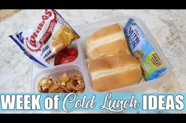 Cold Lunch Ideas for a Long Work Week | Lunch on the Go | November 2019