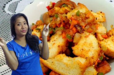 Bread Pulao Recipe- Bread Upma-Kids Lunch Box Recipes-Indian healthy snacks-cooklaplaza